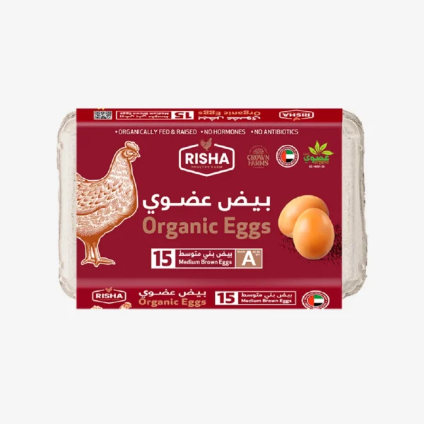 Organic Eggs, 15 pack
